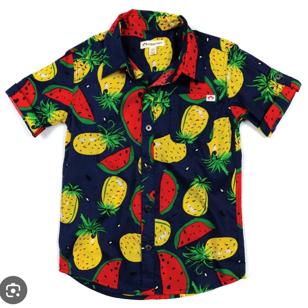 Appaman Kids Colourful Fruit Print Shirt